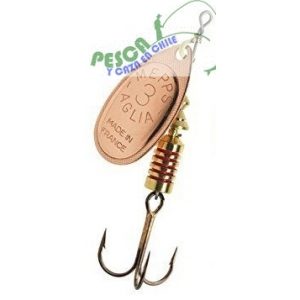 Dempsey Debería escaldadura SPINNER MEPPS AGLIA LISO N° 3 (COBRE) - Artículos de Pesca y Caza menor a  domicilio