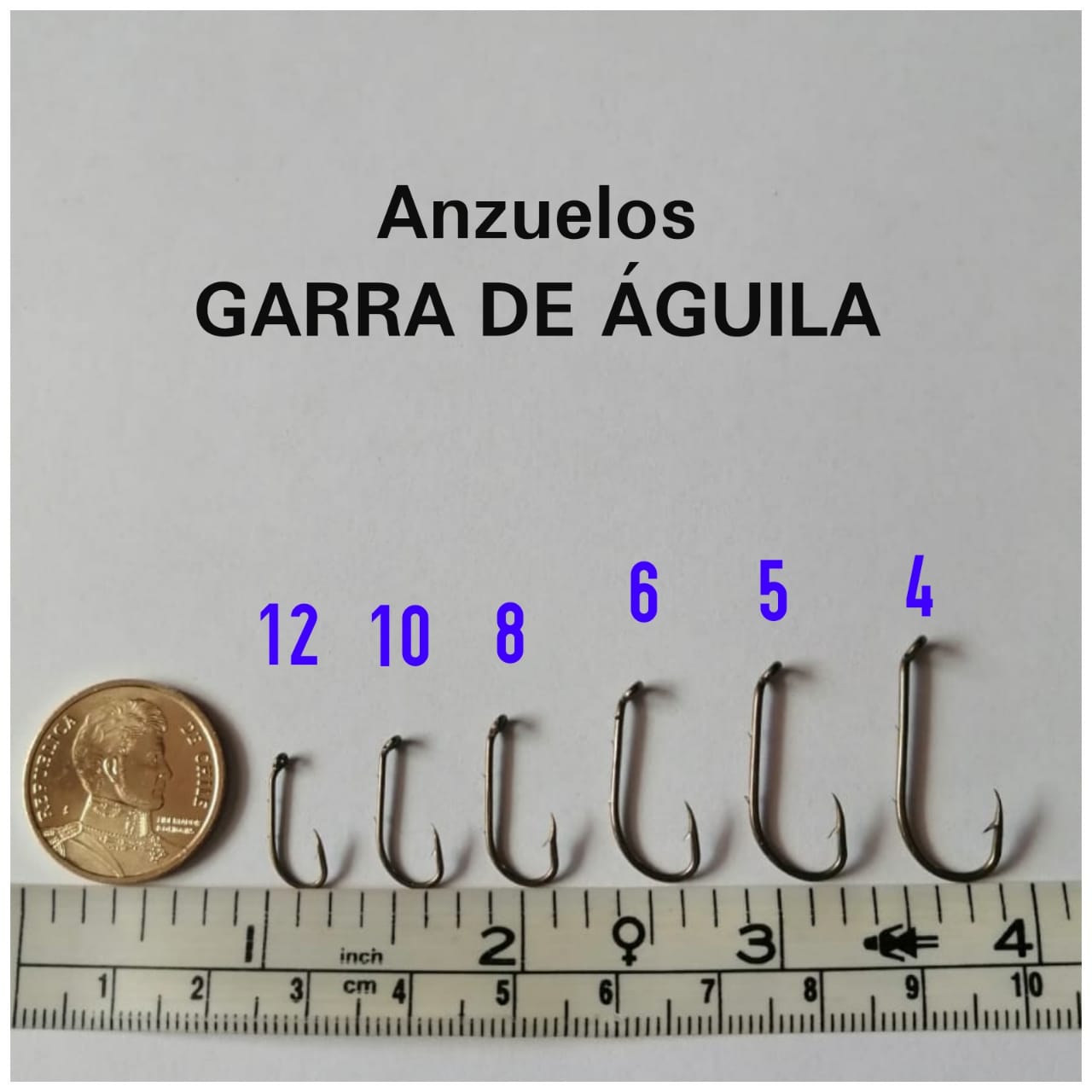 ANZUELO CRISTAL (PALETA) N°10 (Niquelado) - Artículos de Pesca y