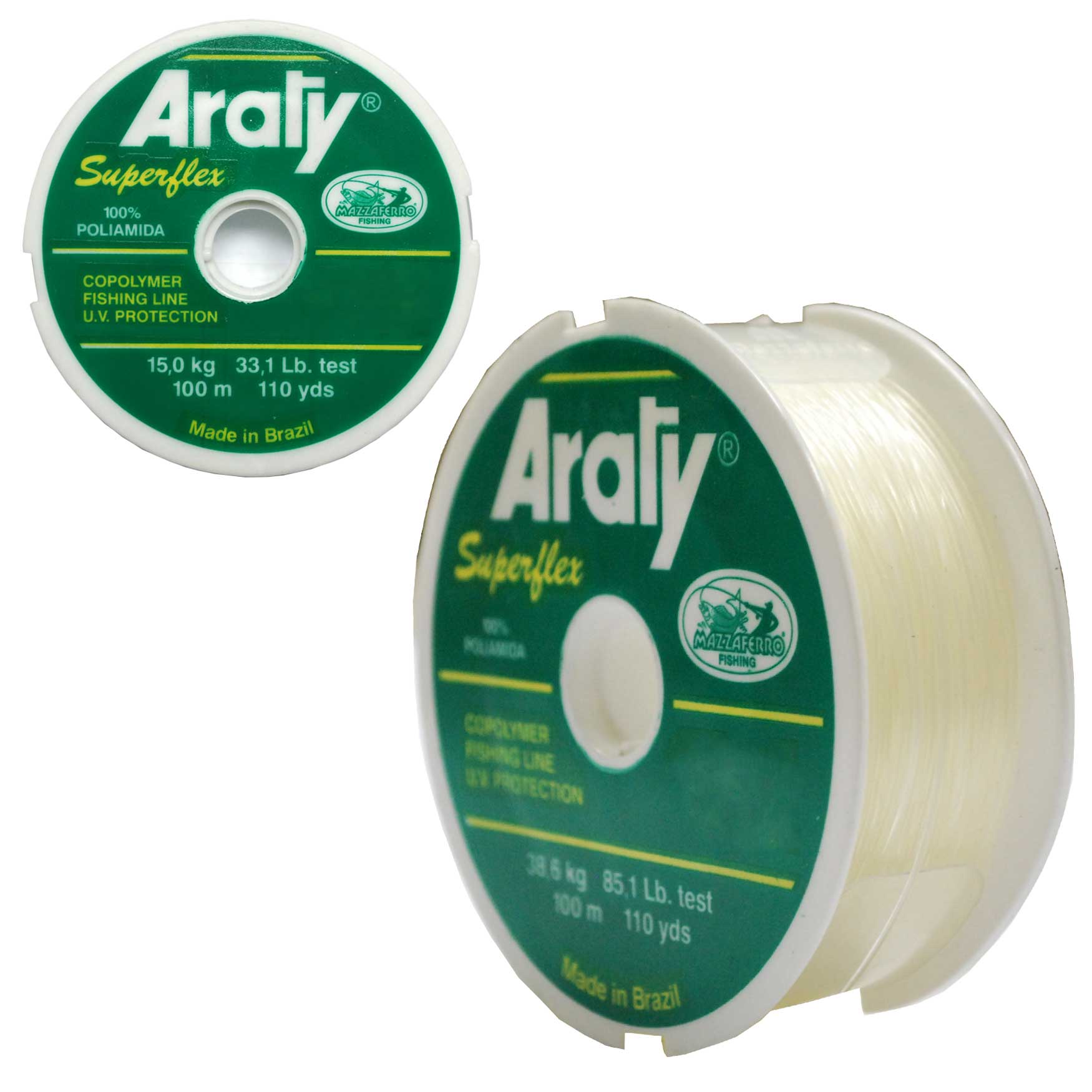 Nylon ARATY Superflex 0,30 MM (MULTICOLOR) - Artículos de Pesca y Caza  menor a domicilio